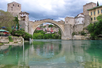 Fototapeta na wymiar Old Bridge in Mostar, Bosnia and Herzegovina