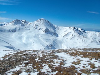 beautiful winter skiins season in sar planina in macedonia