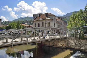 Bridge in Sarajevo, Bosnia and Herzegovina