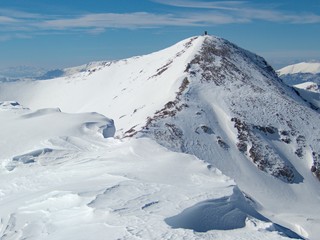 Fototapeta na wymiar beautiful winter skiins season in sar planina in macedonia