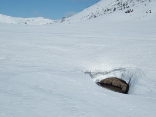 beautiful winter skiins season in sar planina in macedonia