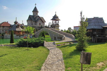 Church in Ethno Village Stanisici in Bosnia and Herzegovina