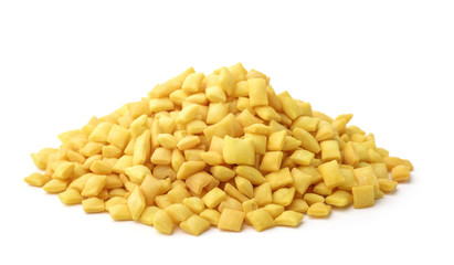 Heap of mini mandels croutons