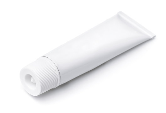 Blank metal cosmetic tube