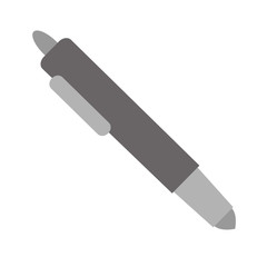 pen flat illustration on white