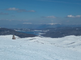 beautiful winter skiins season in sar planina in macedonia