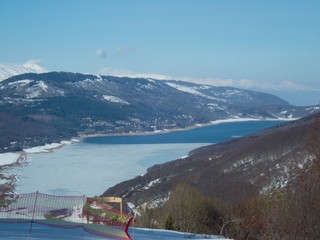 beautiful winter skiins season in sar planina in macedonia
