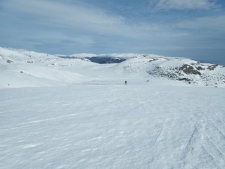 beautiful winter skiins season in sar planina in macedonia
