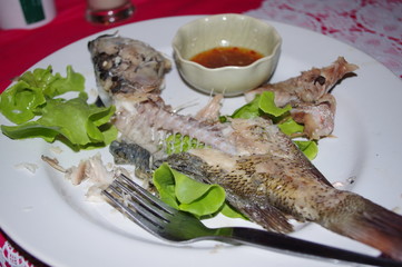 fish with vegetables