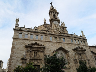 Fototapeta na wymiar Church of Sant Joan del Mercat (Valencia), Spain