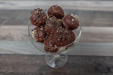 Chocolate cake-pop