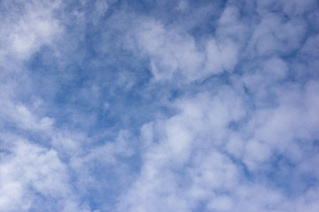 blue sky with clouds