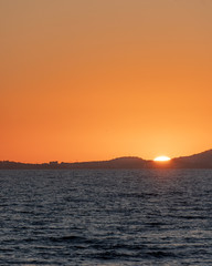 Sunset at the beach in Palma de Mallorca