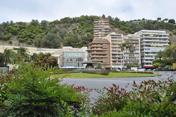 Fototapeta premium Panorama of Malaga, Spain