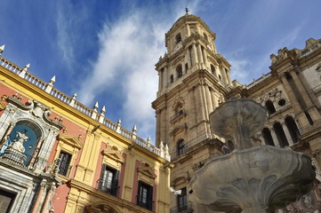 Fototapeta na wymiar Church in Malaga