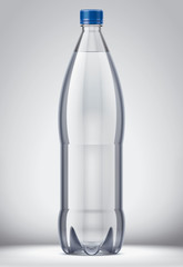 Bottle for Water on background. 