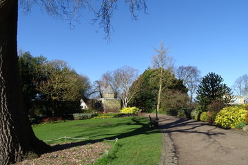 Spring at St Mary’s Abbey, York Museum Gardens - Yorkshire, England, UK