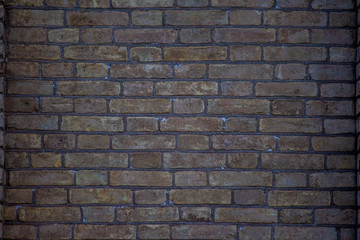 Texture of the old brick wall.