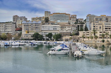 Waterfront in Palma de Mallorca, Spain