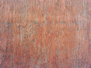 brown planks with old paint remains