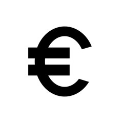 Euro symbol icon.