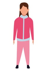 girl wearing winter clothes