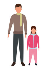 man with child avatars