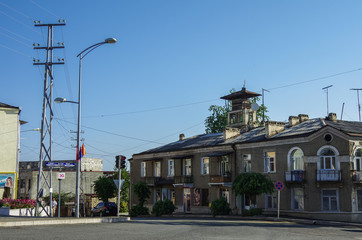 Fototapeta na wymiar Street view of Stepanakert the capital of Nagorno-Karabakh (Artsakh) region.