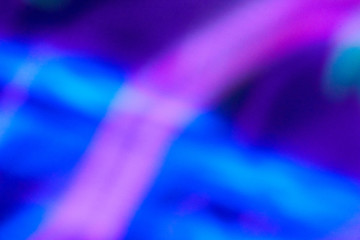 defocused and blurred colour leds