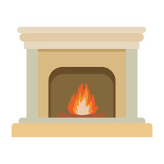 classic fireplace icon