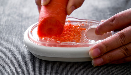 Radish-cured food for babies