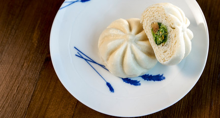 Chinese food vegetable buns