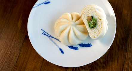 Chinese food vegetable buns