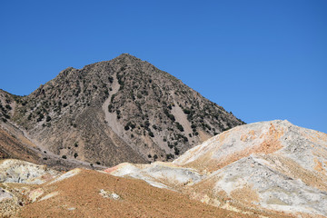 Fototapeta na wymiar Rand der Caldera auf Nysiros