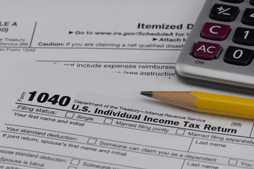 United States Internal Revenue Service Tax Return Forms