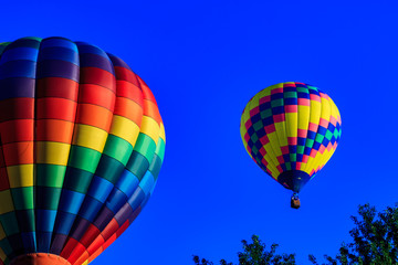 Naklejka premium Hot-Air-Balloons