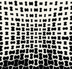 halftone geometric vector border pattern