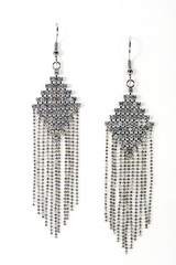 White background of earlobe