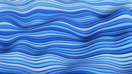 abstract 3d background of colored wavy lines