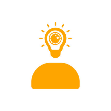 recommend clip art: Appearance, aspect, design, eye, look, view, creative vision orange color icon