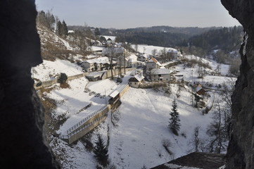 Winter Landscape in Slovenia