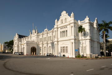 Fototapeta na wymiar Exterior view of City Hall, George Town