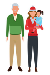 family avatar cartoon character