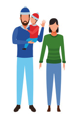 couple and child avatar