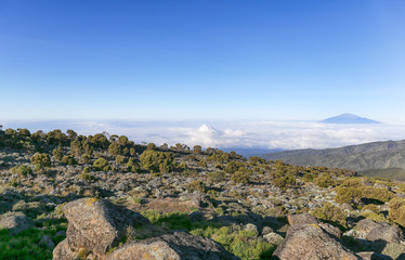 Fototapeta na wymiar Panorama of mountains