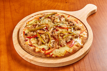 Western-style catering pizza