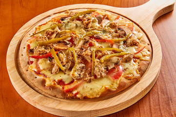 Western-style catering pizza