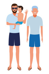 family avatar cartoon character