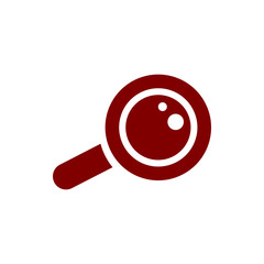 Appearance, aspect, design, eye, look, view, creative vision maroon color  icon
