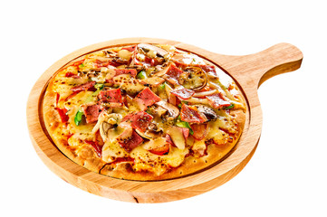 Sausage meat pizza